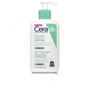 Gel limpiador espumoso para piel normal y grasa con ácido hialurónico y niacinamida