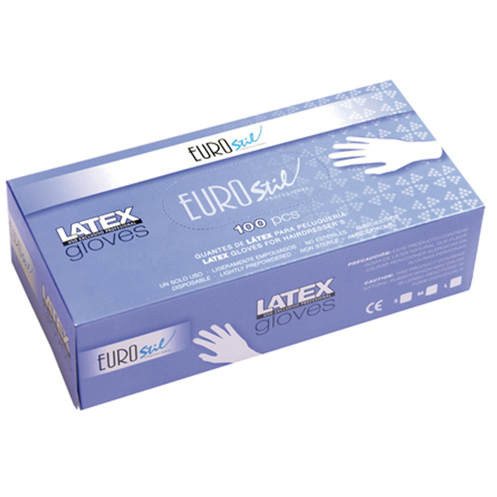Caja 100 guantes latex blanco pequeño