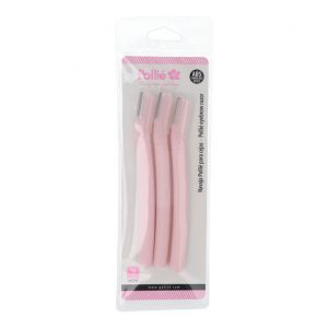 Pack 3 navajas pollie para cejas 13cm