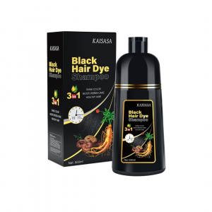 Champú Tinte 3 en 1 Negro para Cubrir Canas