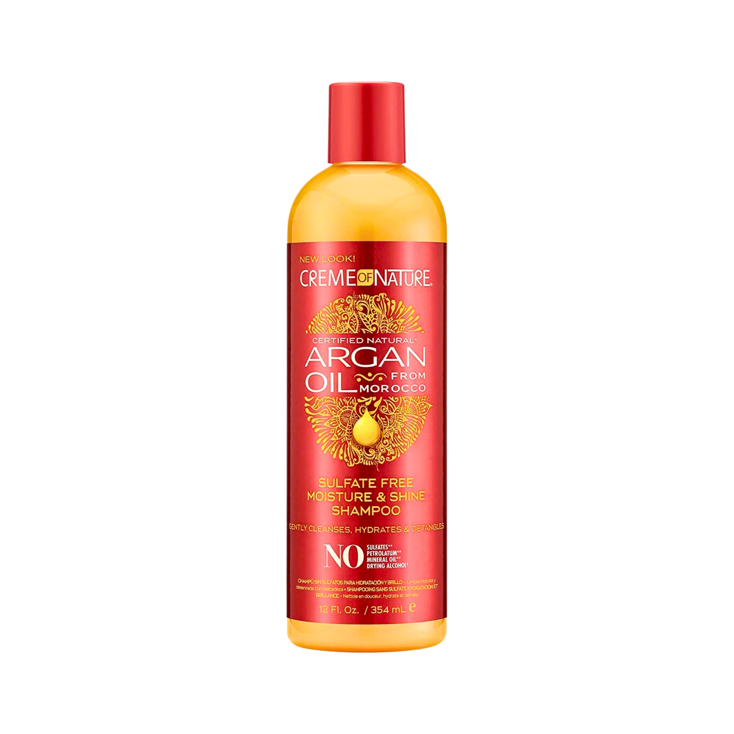 Champú Sin Sulfatos Hidratación y Brillo 354ml de Creme of Nature