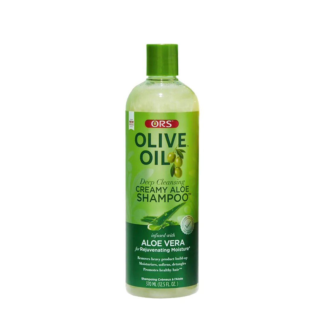 ORS Champú Cremoso de Aloe con Aceite de Oliva – 370 mL (12.5 fl oz)