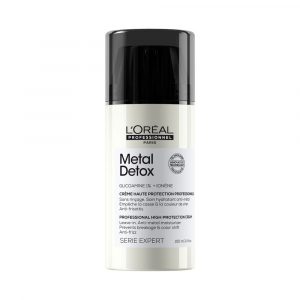 Metal detox crema profesional sin aclarado de alta protección para cabello dañado 100 ml