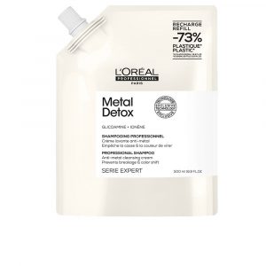 Metal detox champú para cabello dañado recarga