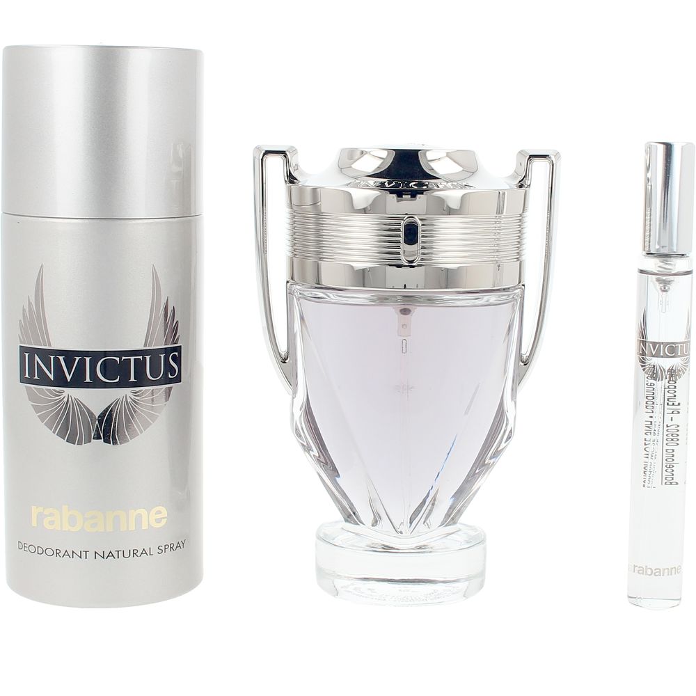 Invictus estuche 3 pz : eau de toilette vaporizador 100 ml + desodorante